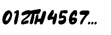 Tacoliga Italic Font OTHER CHARS