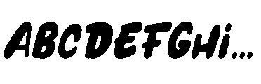Tacoliga Italic Font UPPERCASE
