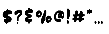 Tacoliga Regular Font OTHER CHARS
