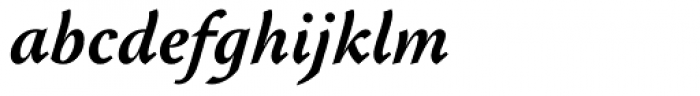 Tactile Bold Italic Font LOWERCASE