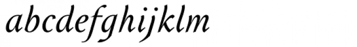 Tactile Italic Font LOWERCASE