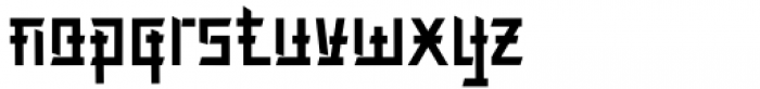 Tadashi Faux Regular Font LOWERCASE