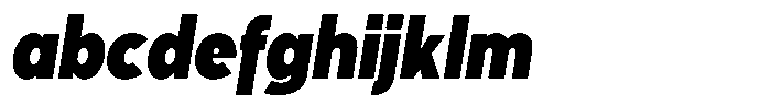 Tady Black X-High Condensed Italic FONT
