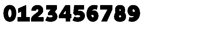 Tady Black X-High Condensed Font OTHER CHARS