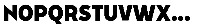Tady Black X-High Condensed Font UPPERCASE