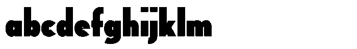 Tady Black X-Low Condensed FONT