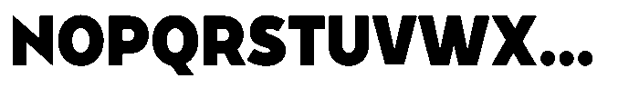 Tady Black X-Med Condensed Font UPPERCASE