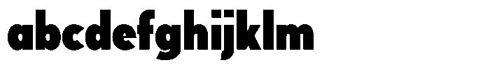 Tady Black X-Med Condensed FONT