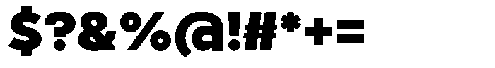 Tady Black X-Med Font OTHER CHARS