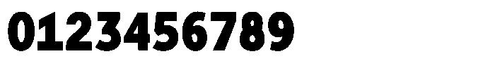 Tady Bold X-High Condensed Font OTHER CHARS