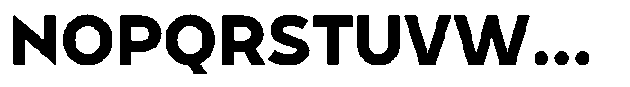 Tady Bold X-High Font UPPERCASE