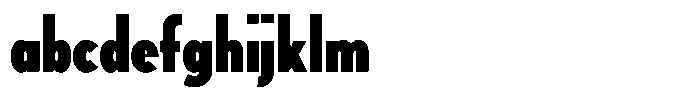 Tady Bold X-Low Condensed FONT