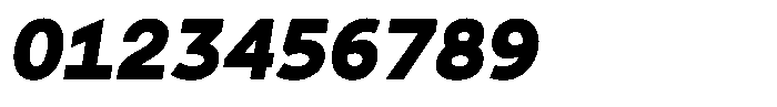 Tady Bold X-Low Italic Font OTHER CHARS