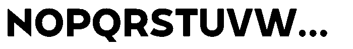Tady Bold X-Low Font UPPERCASE