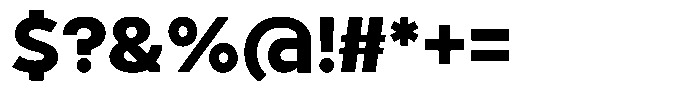 Tady Bold X-Med Font OTHER CHARS