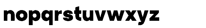 Tady Bold X-Med Font LOWERCASE