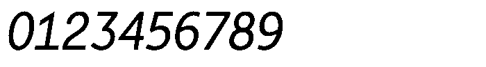 Tady Book X-High Condensed Italic Font OTHER CHARS