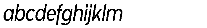 Tady Book X-High Condensed Italic FONT