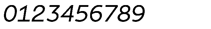 Tady Book X-High Italic Font OTHER CHARS