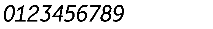 Tady Book X-Low Condensed Italic Font OTHER CHARS