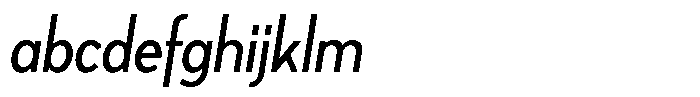 Tady Book X-Low Condensed Italic FONT