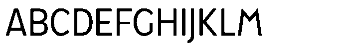 Tady Book X-Low Condensed Font UPPERCASE