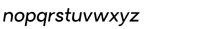 Tady Book X-Low Italic Font LOWERCASE