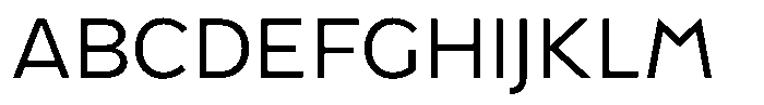Tady Book X-Low Font UPPERCASE