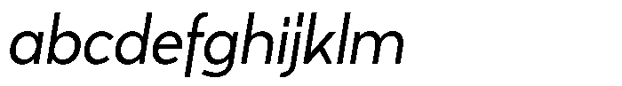 Tady Book X-Med Italic FONT