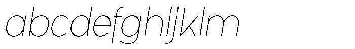 Tady Hairline X-High Italic FONT