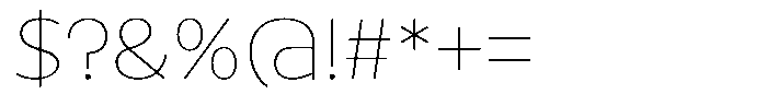 Tady Hairline X-High Font OTHER CHARS