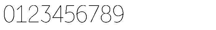 Tady Hairline X-Med Condensed Font OTHER CHARS
