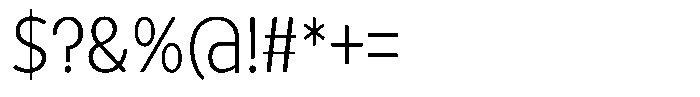 Tady Light X-High Condensed Font OTHER CHARS