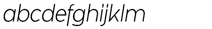 Tady Light X-High Italic FONT
