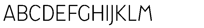 Tady Light X-Low Condensed Font UPPERCASE