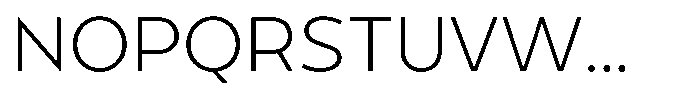 Tady Light X-Low Font UPPERCASE