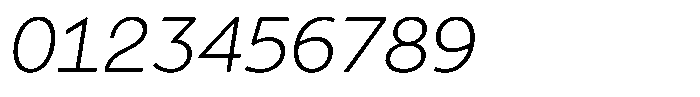 Tady Light X-Med Italic Font OTHER CHARS
