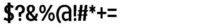 Tady Regular X-Low Condensed Font OTHER CHARS