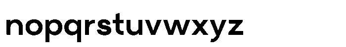 Tady Regular X-Low Font LOWERCASE
