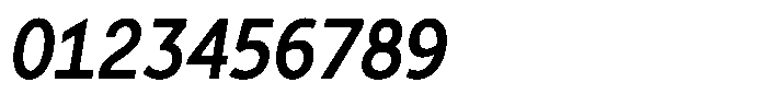 Tady Regular X-Med Condensed Italic Font OTHER CHARS