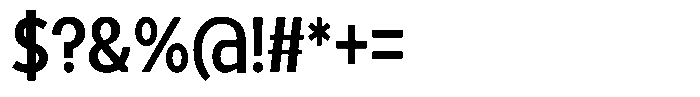 Tady Regular X-Med Condensed Font OTHER CHARS