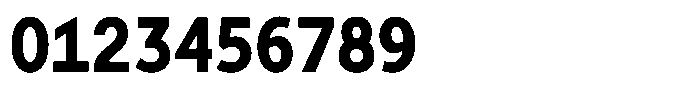 Tady Semibold X-High Condensed Font OTHER CHARS