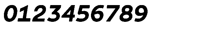 Tady Semibold X-Low Italic Font OTHER CHARS