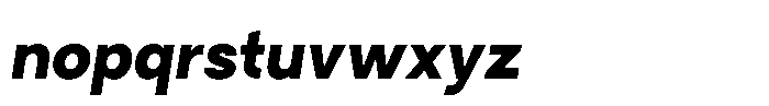 Tady Semibold X-Low Italic Font LOWERCASE