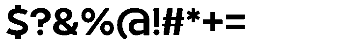 Tady Semibold X-Low Font OTHER CHARS