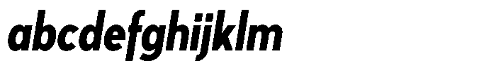 Tady Semibold X-Med Condensed Italic FONT