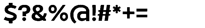 Tady Semibold X-Med Font OTHER CHARS