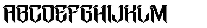 Taeob Gothic Regular Font UPPERCASE
