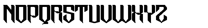 Taeob Gothic Regular Font LOWERCASE