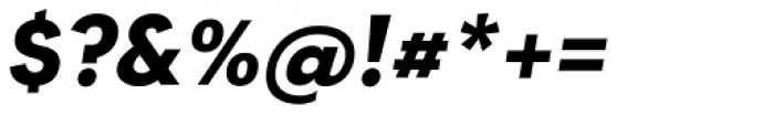 Tafel Sans Pro Bold Italic Font OTHER CHARS